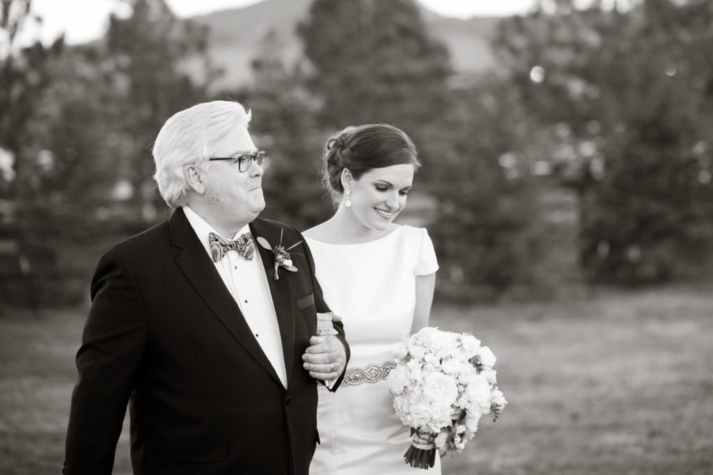 trey's vista wedding ceremony at spruce mountain ranch