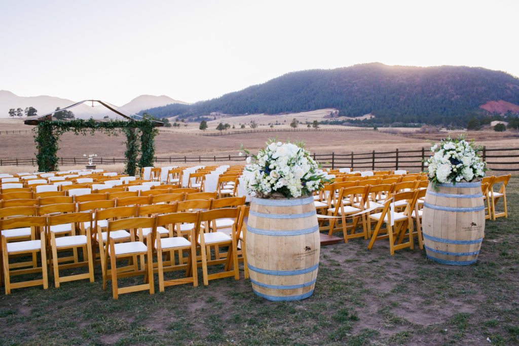 trey's vista wedding ceremony