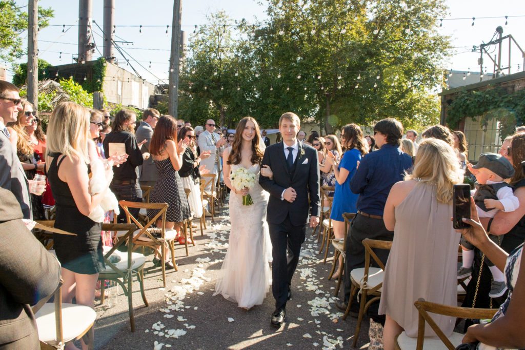 blanc wedding ceremony