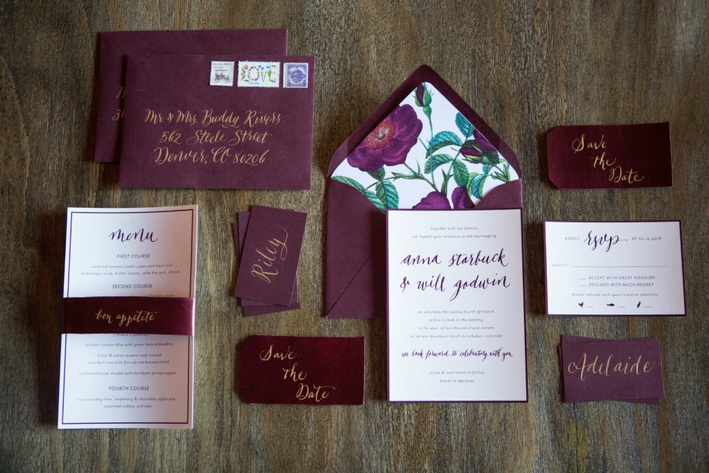 marsala wedding invitations by cloud 9 denver wedding invitations