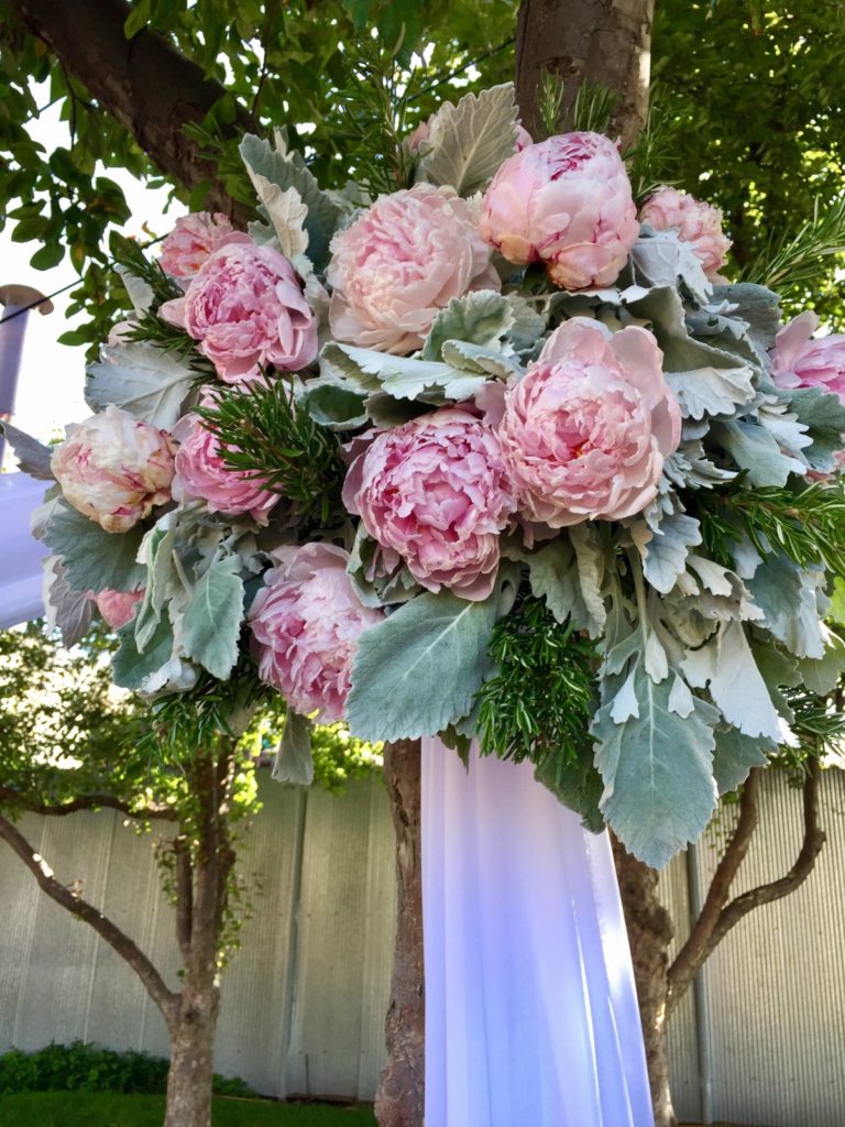 peony ceremony flowers