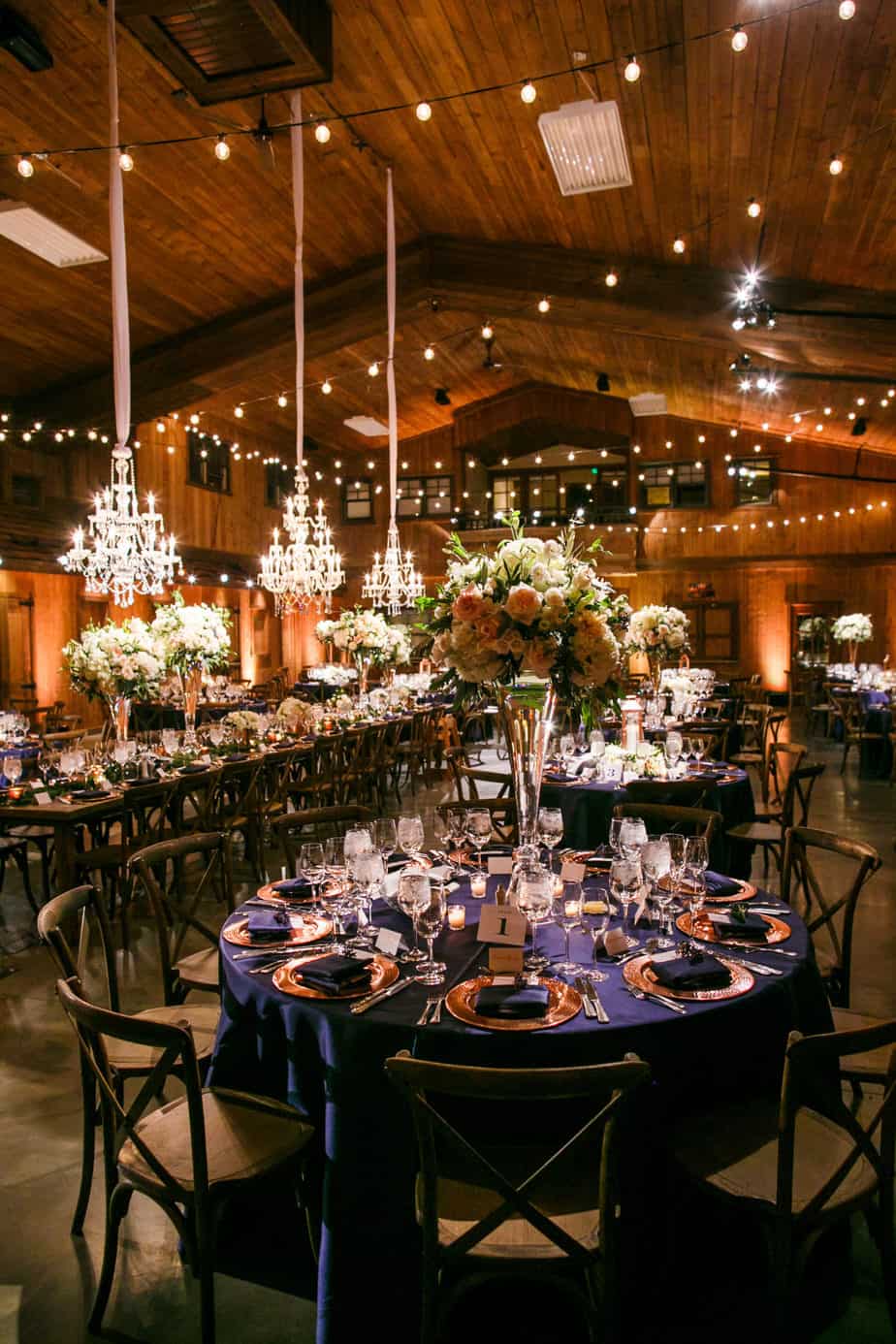 navy and copper wedding