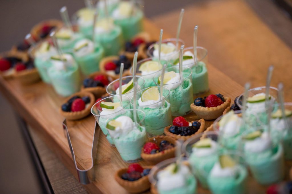 mini desserts by Occasions catering