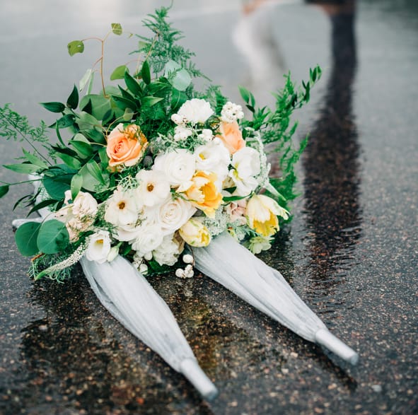 Postponing the wedding of your dreams can feel like a never-ending rainstorm. Be sure to look for the rainbow.
