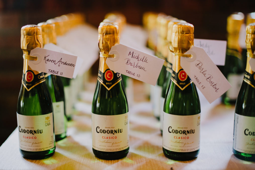champagne bottle seating chart